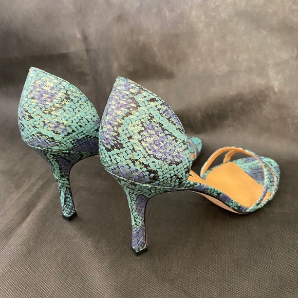 NWOT Ann Taylor Strappy D'Orsay Heels - Picture 3 of 4